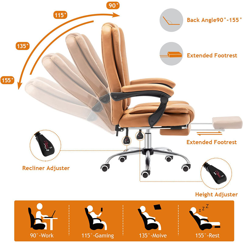 Inbox Zero Karnest Executive Chair & Reviews Wayfair